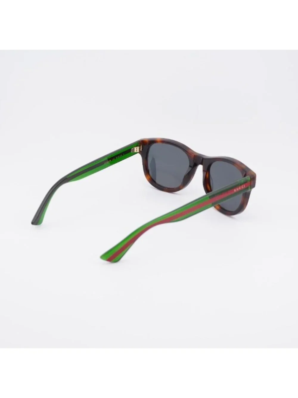 Gucci GG0003SN 003 Sunglasses Havana Square Frame, Grey Lenses
